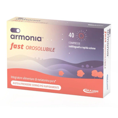 Armonia - Fast Orosolubile Melatonina 1Mg  Confezione 40 Compresse