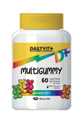 Massigen - Dailyvit Multigummy Caramelle Gommose Confezione 60 pezzi