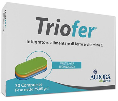 Aurora Biofarma - Triofer Confezione 30 Compresse