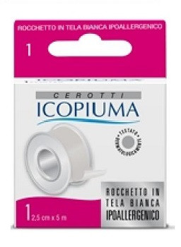 Icopiuma - Cerotto In Rocchetto Bianco 2,5X500 Cm Confezione 1 Pezzo
