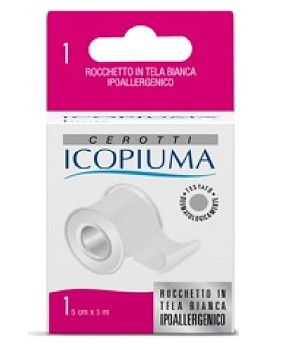 Icopiuma - Cerotto In Rocchetto Bianco 5X500 Cm Confezione 1 Pezzo