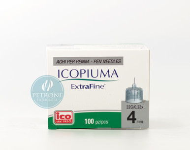 Icopiuma - Ago Extrafine G32 4 MM Confezione 100 Pezzi
