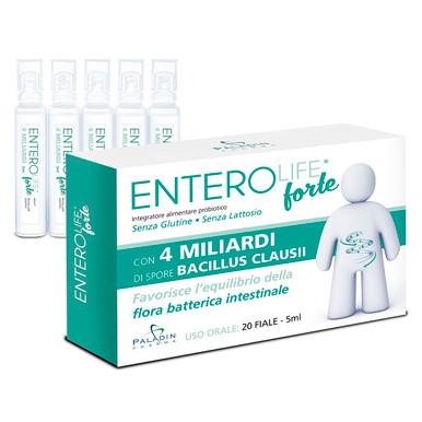 Enterolife - Forte 4 Miliardi Confezione 20 Fiale 