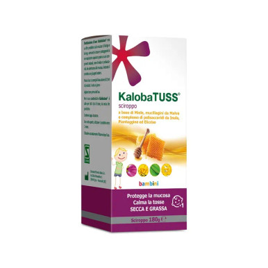 Kaloba - Tuss Sciroppo Bambini per Tosse Secca e Grassa Confezione 180 Gr