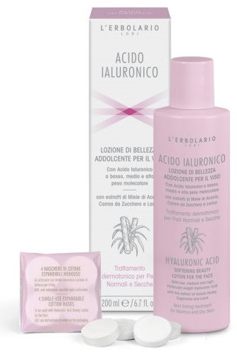 L'Erbolario - Acido Ialuronico Lozione Addolcente Viso Confezione 200 Ml
