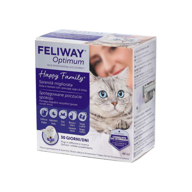 Feliway - Optimum Diffusore + Ricarica Confezione 48 Ml