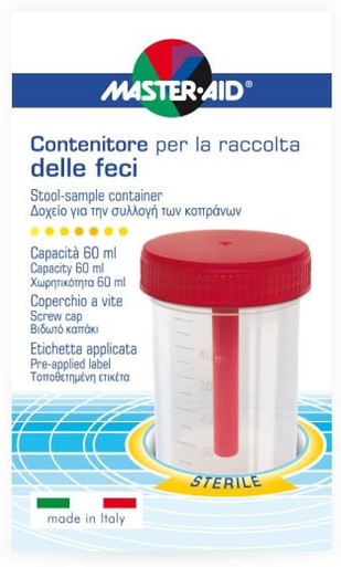 Master-Aid - Contenitore Feci Confezione 60 Ml