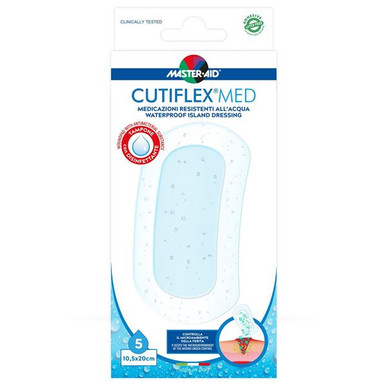 Master Aid - Cutiflex Medicazione Autoadesiva 10X20 Cm Confezione 5 Pezzi