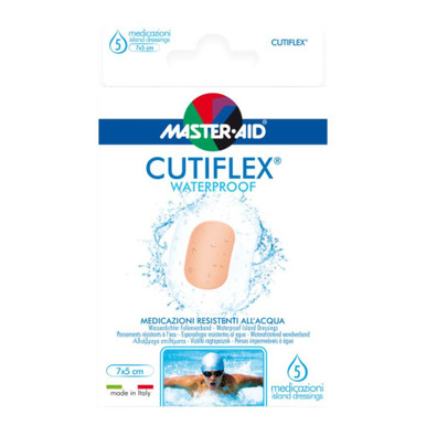 Master Aid - Cutiflex Medicazione Confezione 7X5 Cm