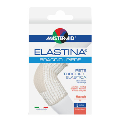 Master Aid - Elastina Rete Tubolare Braccio Piede 3 Metri Confezione 1 Pezzo