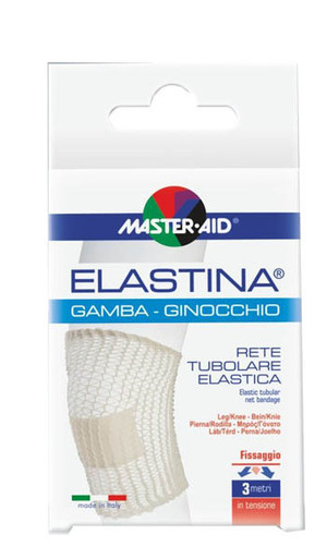 Master Aid - Elastina Rete Tubolare Gamba/Ginocchio 3 Metri Confezione 1 Pezzo