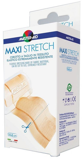 Master Aid - Maxi Stretch Cerotto Elastico 50 X 8 Cm Confezione 1 Pezzo