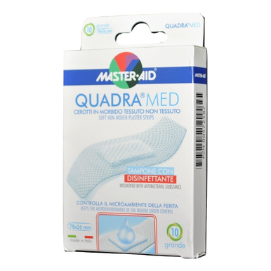 Master Aid - Quadra Cerotto Grande Confezione 10 Pezzi