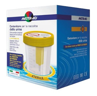 Master Aid - Contenitore Urine Sottovuoto Confezione 120 Ml