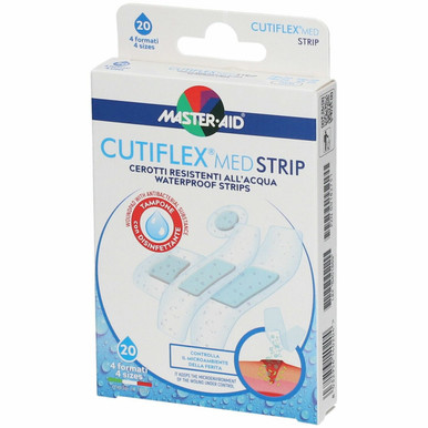 Master Aid - Cutiflex Cerotto Strip Trasparente Confezione 20 Pezzi