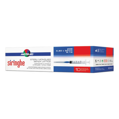 Master Aid - Siringa Venipu 5 Ml G23 Confezione 10 Pezzi