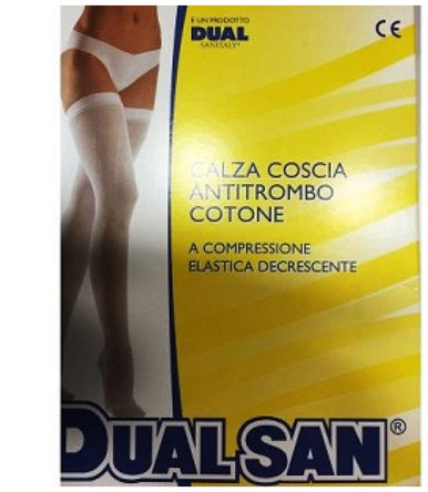 Dualsan - Calza Antitrombo Senza Tassello Taglia 01 Confezione 2 Pezzi