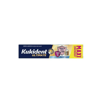 Kukident - Ultimate Crema Adesiva Sapore Fresco Confezione 57 Gr