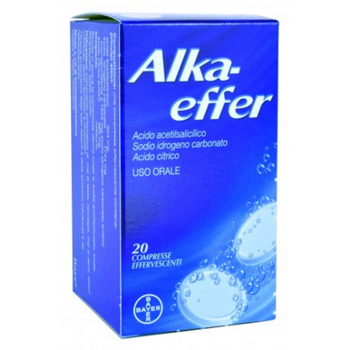 Alkaeffer - Compresse Effervescenti Analgesico Confezione 20 Compresse