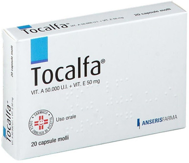 Anseris Farma - Tocalfa 5000UI+50 Confezione 20 Capsule Molli