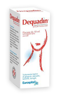 Eurospital - Deaquin Spray Integratore Trattamento Tonsilliti Stomatiti Confezione 10 Ml
