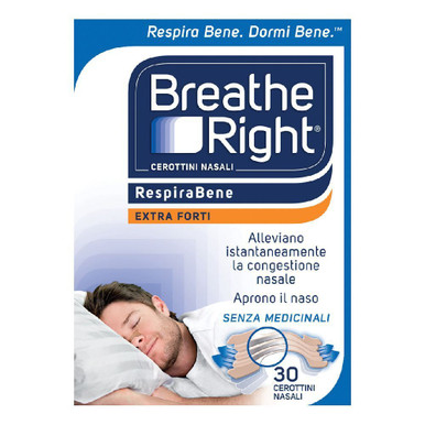 Breathe Right - RespiraBene Cerotti Nasali Extra Forti Confezione 30 Pezzi
