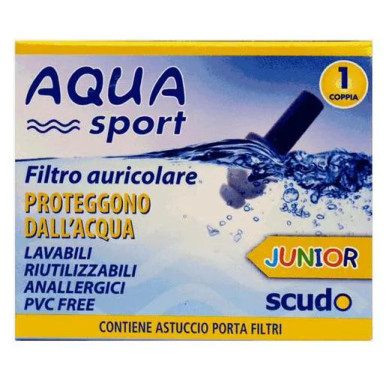 Earplug - Scudo Aquasport Junior Confezione 2 Pezzi