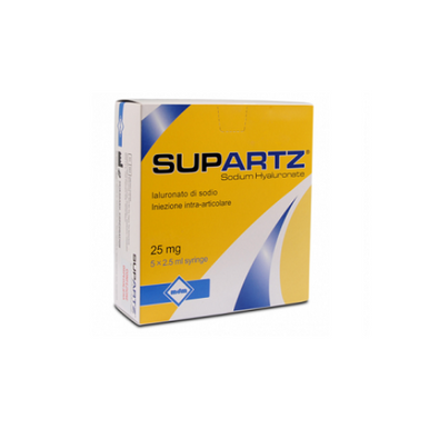 Supartz - Siringa Intra-Articolare Confezione 5x2,5 Ml