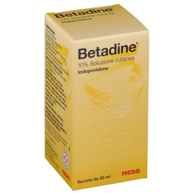 Betadine - Soluzione Cutanea 10% Confezione 50 Ml