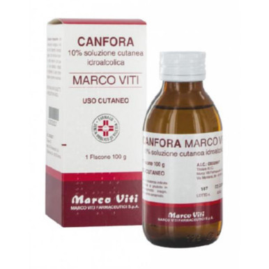 Marco Viti - Canfora 10% Soluzione Cutanea Confezione 100 Gr
