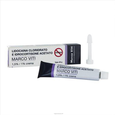 Marco Viti - Lidocaina Cloridrato Idrocortisone Acetato Crema Confezione 30 Gr