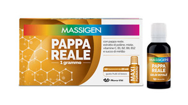 Massigen - Pappa Reale Flaconcini Confezione 10 X 25 Ml