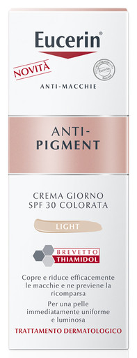 Eucerin - Anti-Pigment Crema Giorno Colorata Light Spf 30 Confezione 50 Ml