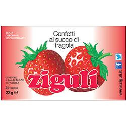 Zigulì - Caramelle Fragola Confezione 36 Palline