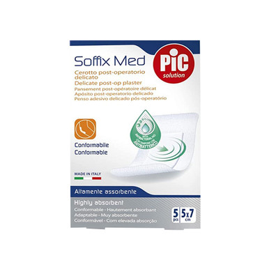 Pic - Cerotti Soffix Med 5x7 Cm Confezione 5 Pezzi