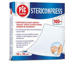 Pic - Garza Sterile 10X10 Cm Confezione 4 Bustine X 25 Pezzi