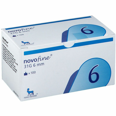 Novofine - Aghi 31 G 6 Mm Confezione 100 Pezzi