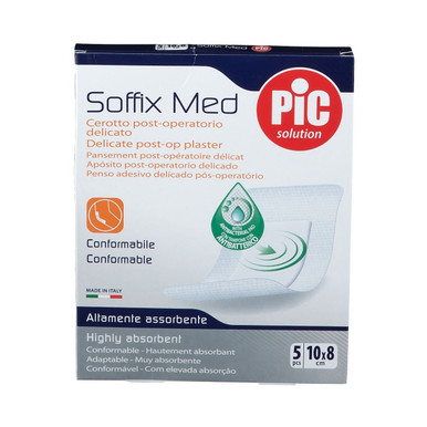 Pic - Soffix Med Cerotti 10x8 Cm Confezione 5 Pezzi