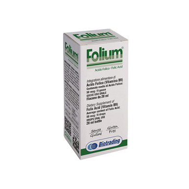 Biotrading - Folium Gocce Integratore Acido Folico Confezione 20 Ml