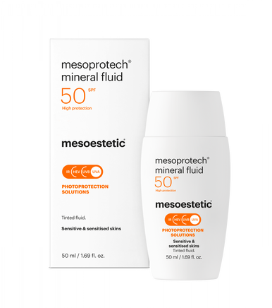 Mesoestetic - Mesoprotech Mineral Matt Antiaging Fluid Spf 50+ Confezione 50 Ml