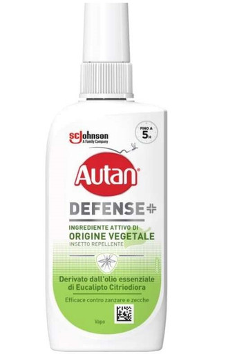 Autan - Defense Plant Base Repellente Spray Zanzare Confezione 100 Ml