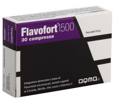 Flavofort - 1500 Integratore per Microcircolo Confezione 30 Compresse