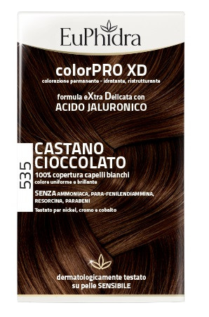 EuPhidra - Colorpro XD 535 Castano Cioccolato Confezione 4 Pezzi