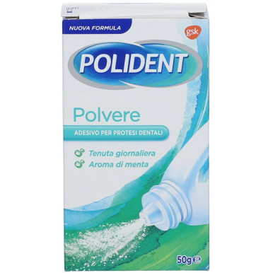Polident - Polvere Adesiva Menta Confezione 50 Gr