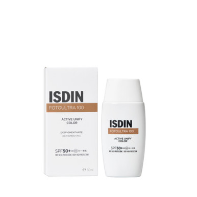 Isdin - Fotoultra Active Unify Color Fluido Viso Spf50+ Confezione 50 Ml