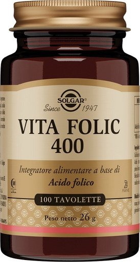 Solgar - Vita Folic Confezione 100 Tavolette