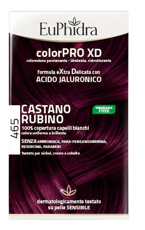 EuPhidra - ColorPRO XD 465 Castano Rubino Confezione 4 Pezzi