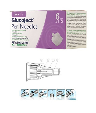 AGO GLUCOJECT PENNA 6MM G31