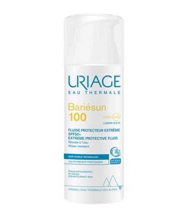 Uriage - Bariésun Fluido 100 SPF 50+ Confezione 50 Ml (Scadenza Prodotto 04/2026)