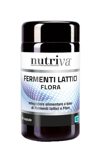 Nutriva - Flora Integratore Fermenti Lattici Confezione 50 Capsule